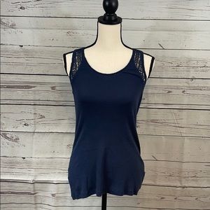 Navy Fat Face Tank (UK Size 12)